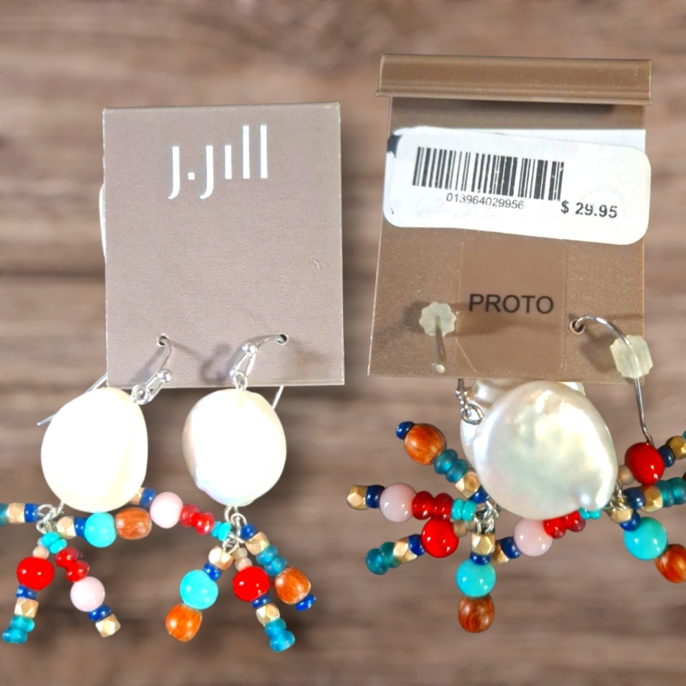 J.Jill Colorful Beaded Earrings